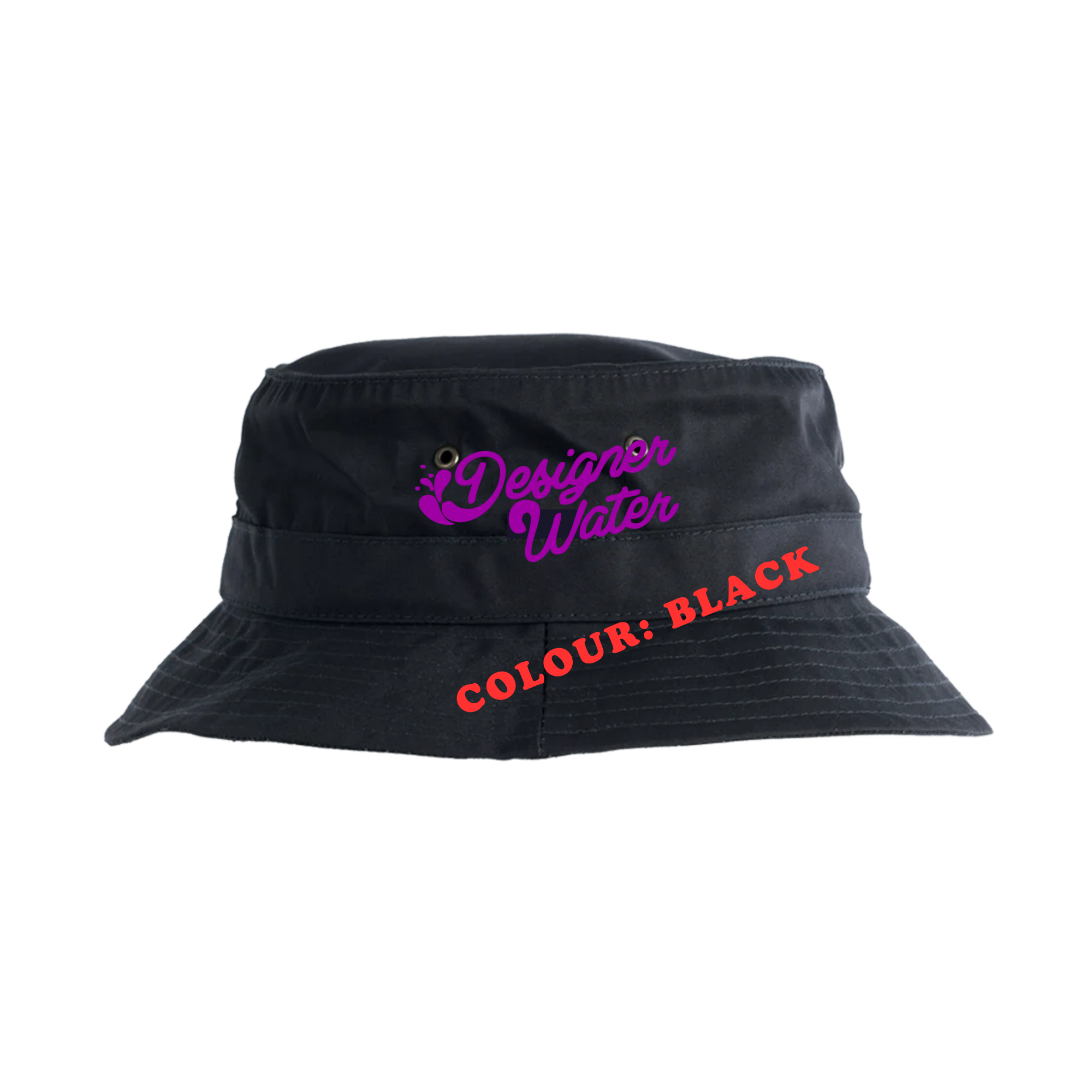 Bucket Hat Designer Water logo - VERSATEX